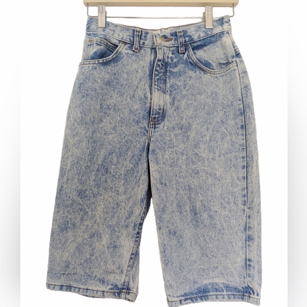 048_Vintage 1980 Dirty Dancing hight waisted bermuda jeans